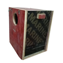 Handmade solid wood bird nest bird nest tiger skin universal young bird