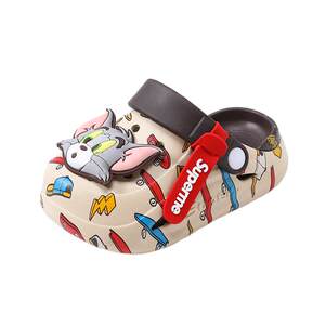 
Croc Shoes Boys' Slippers Children's Sandals 2026 Summer New Boys' Anti-Slip Soft Bottom Baby Sandals Beach