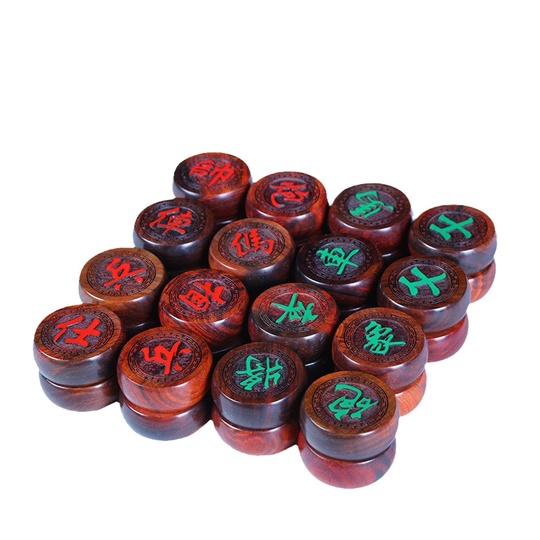 Jeu d'échecs chinois pliable en bois Xiangqi avec plateau d'échecs pliable, jeu d'échecs, jeu de stratégie pour adultes et enfants