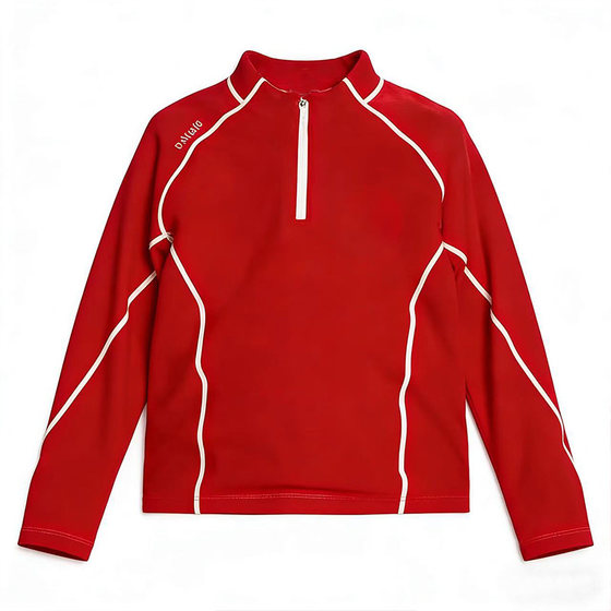 
Children's long-sleeved T-shirt 2026 spring and autumn new style boys and girls outdoor velvet sports tops, medium and large children's bottoming shirts