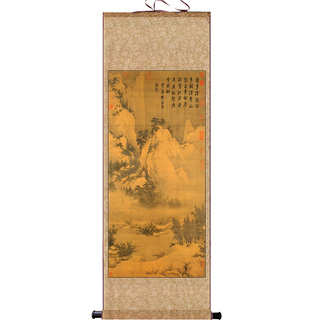 中国絵画 大型 東晋時代 名家 王羲之 蘭亭序 書道 国画 巻物 巻き絵