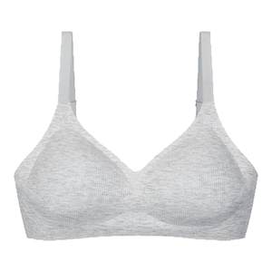 
[Jelly Soft Support] 68 Seamless Secondary Breast Reduction Underwear Women's Autumn Wireless Jelly Strip Push-Up Bra