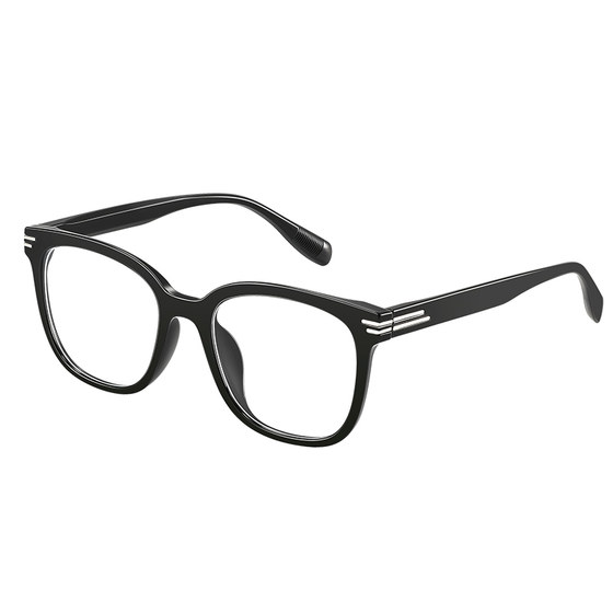 
Color-changing glasses for men with automatic photosensitivity and myopia can be equipped with anti-blue light and anti-UV black large-frame eyeglass frames