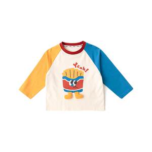 [7A Antibacterial]Dudu Home Children's Spring T-shirt Boys and Girls Long Sleeve Top Baby Baby and Toddler Spring Fashion Trend
