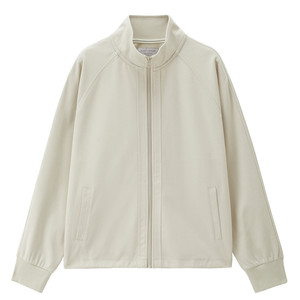 
Giordano Jacket Women's 2026 Spring Black Technology Cool Loose Stand Collar Raglan Sweater Cardigan 13376217