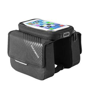 Rock Brothers Bicycle Bag Mobile Touch Screen Front Package Box Mount Bike Saddle Bag Cycling Equipment Accessories