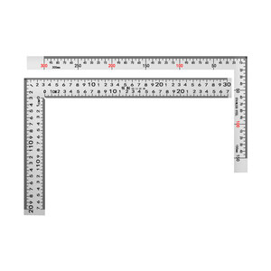
1 meter steel ruler stainless steel 1.2 meters 1.5 meters right angle 90 degree steel angle ruler curved ruler square ruler L large thickened animal husbandry engraved