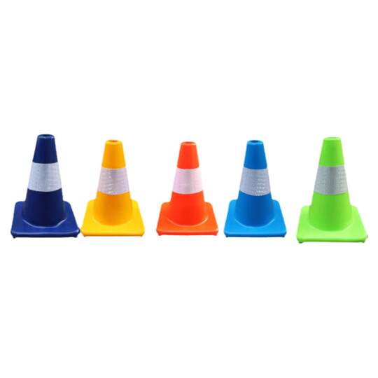KONTONTY Lot De 30 Accessoires Miniatures De Barrage Routier – Cônes De Signalisation Orange Pour Voitures RC Et Décoration