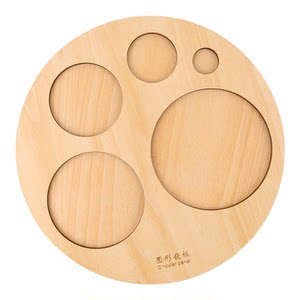 
Montessori geometric figure shape panel Montessori round mirror magnetic scratching board children's educational early education toys