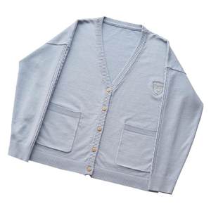 Yan Muxi Suiyin College Original jk Uniform Cardigan Sweater Fried Dough Twists Knitwear Autumn Women's New Style