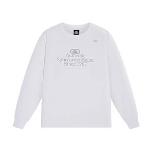 
kappa Kappa men's and women's summer new pure cotton long-sleeved loose sports T-shirt K0EY2TC31D