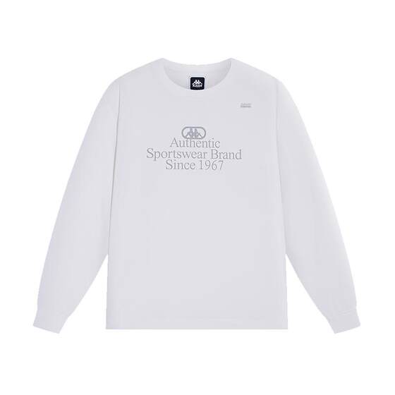 
kappa Kappa men's and women's summer new pure cotton long-sleeved loose sports T-shirt K0EY2TC31D
