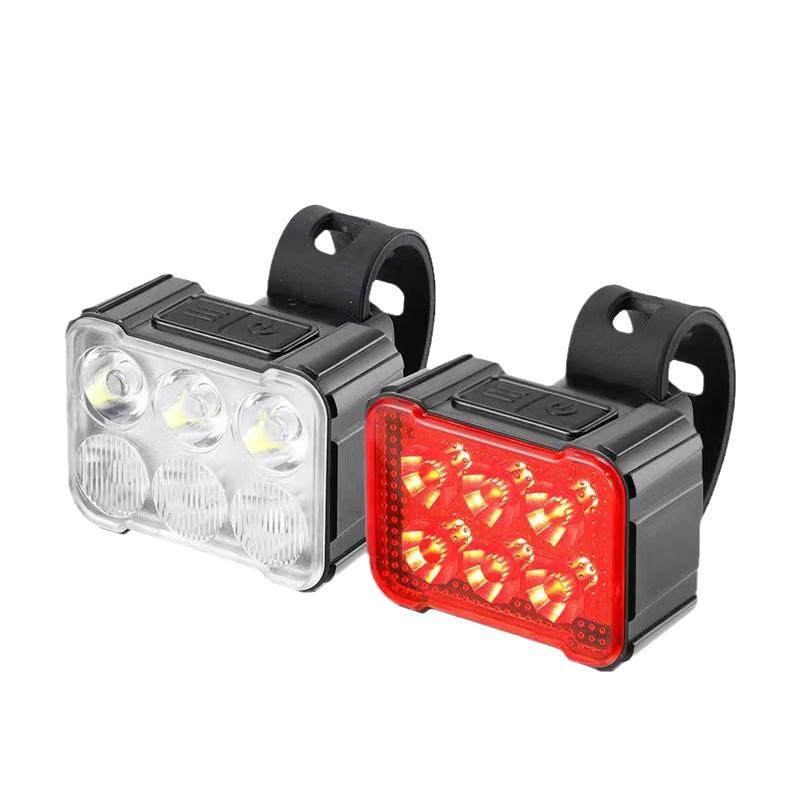 SUPVOX Lot De 2 Feux Arrière De Vélo LED Rechargeables - Éclairage Puissant Pour Conduite Nocturne Sécurisée