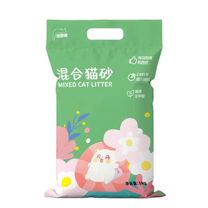 
Mixed tofu cat litter deodorizing and clumping 40*0.5kg20*0.5kg cat litter cat litter low dust bentonite cat litter 10