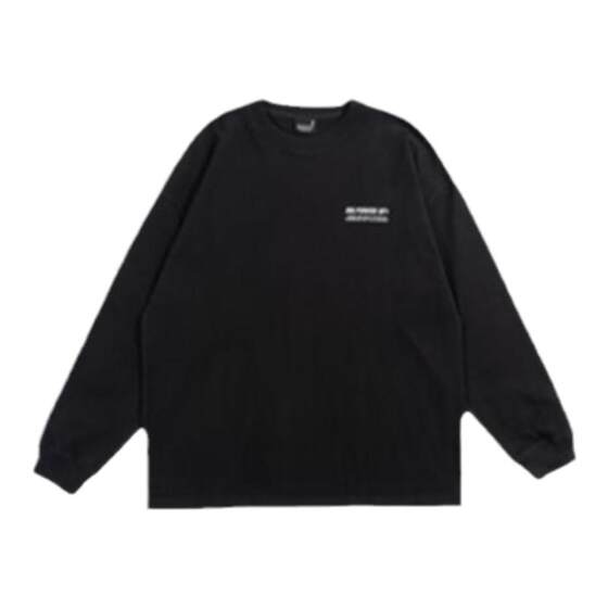 
BD bodybuilding station new sports pure cotton T-shirt men's long-sleeved loose pure cotton T-shirt men's long-sleeved trendy brand printing