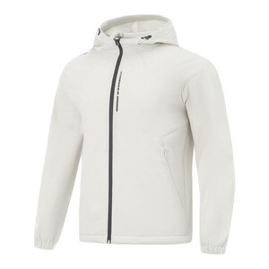
Li Ning Jacket Men's Spring and Autumn Hooded Top Running Commuting Woven Executive Jacket Soft Shell Windproof Sports Windbreaker