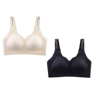 High school girl sports shock-proof running underwear teenager college student bra big breasts small fixed cup vest