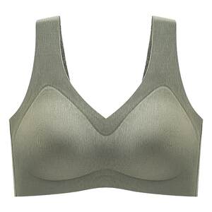 
Stainless underwear vest style integrated sports breast collection thin style, beautiful back prevent sagging, large size bra for pregnant women