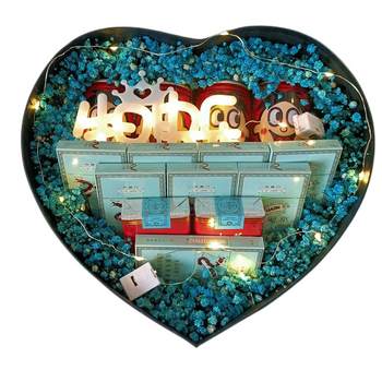 Heart-shaped gift box Qixi Festival gift exquisite romantic