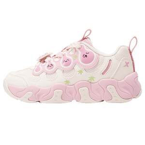 
Xtep children's shoes for autumn new children's sneakers for girls' non-slip wear-resistant light shoes cute and fun children's casual shoes