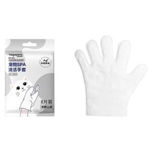Pet -free gloves, cats, dog wet towel, special bath, dry cleaning artifact cleaning supplies, deodorant wet wet tissue