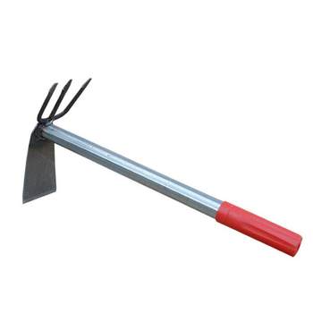 Multifunctional gardening and flowering household hoe, outdoor stainless steel digging and weeding tool, gardening hoe