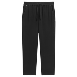 
PEACEBIRD Men's Casual Pants Summer Drape Seam Loose Loose Straight Thin Black Commuting Suit Pants Trendy