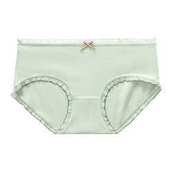 Women's pure cotton breathable mid-waist Japanese style underwear