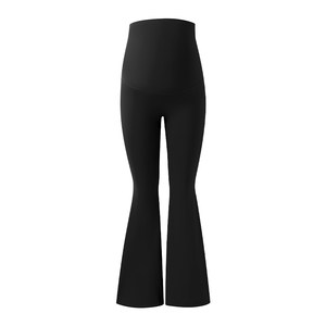 
Manxi Pregnant Women's Shark Horn Leggings Full Pregnancy Abdominal Support Pants High Waist Yoga Pants Spring and Autumn Boot-Up Pants