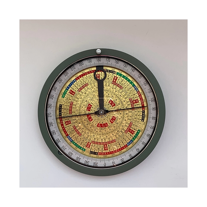 集易堂罗经盘1英尺,三元三合玄空飞星八宅综合罗庚盘方盘边长31cm