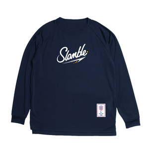 
SLAMBLE shooting clothes sports long-sleeved thin T-shirt men's quick-drying sweat training warm-up loose fitness clothes