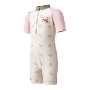 KK tree children's swimsuit boys and girls one-piece sun protection quick-drying short-sleeved swimsuit little children summer beach