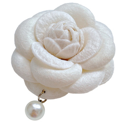 Camellia French Bow Tie Corsage For Women, Elegant Brooch, Simple Suit Pin, Lapel Pin, High-end Collar Flower Accessories, Neckwear