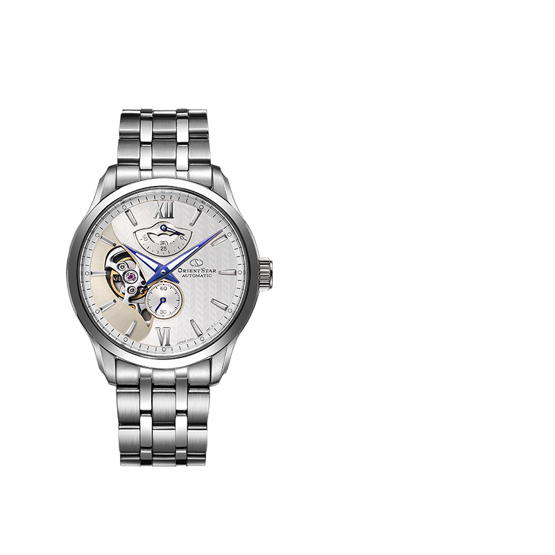 Orient东方双狮东方星系列全自动机械表男士日本进口商务钢带腕表