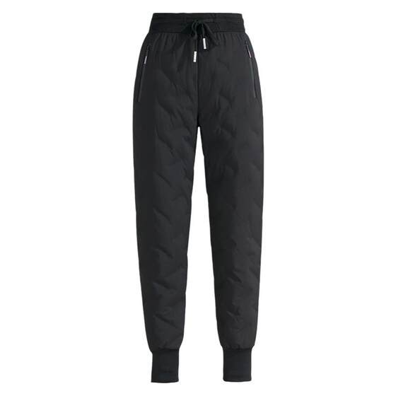 
Yalu down pants for women wearing 2025 new style plush thickened white duck down cold-proof and warm winter fashion casual cotton pants