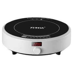 
Wanlida induction cooker household mini cooking pot hot pot special battery stove new round small induction cooker
