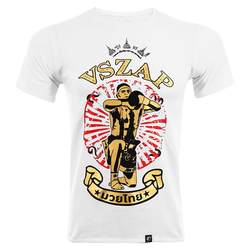 VSZAP Muay Thai fighting short-sleeved gold stamping fighting T-shirt for men