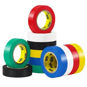 Electric tape insulation tape flame retardant tape red, yellow, blue, black white, high -temperature high -viscosity PVC waterproof tape, wide -type large -coil electrical insulating tape wholesale
