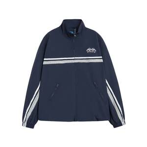 
Zihan Sports Casual Stand Collar Jacket Women's 2026 Spring New Contrast Color Lace Stripe Loose Zipper Top