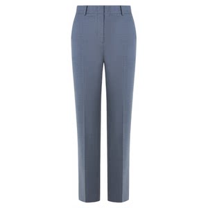
Langzi Haze Blue Nine Points Wool Pencil Suit Pants Suit Pants High Waist Temperament 2026 Spring New Style