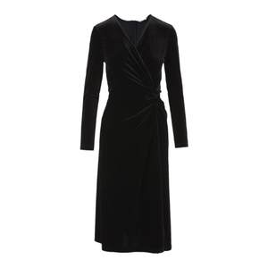 
[Langzi Basic Wardrobe] French high-end velvet skirt temperament slim dress winter new women's style