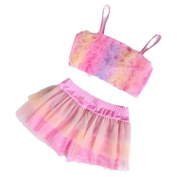 Split skirt Bikini children's swimsuit
