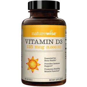 
Naturewise sunshine bottle vitamin d5000iu prepared d for pregnant women vd vitamin d3 vitamin d3k2 magnesium three-in-one