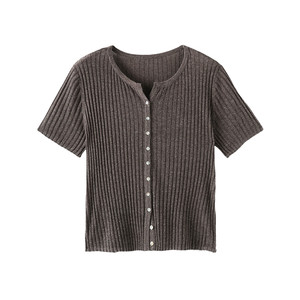 
Nishimachi Village House Simple Old Money Style Linen Cardigan Women's Summer New Artistic Short Shirt XXAB10633