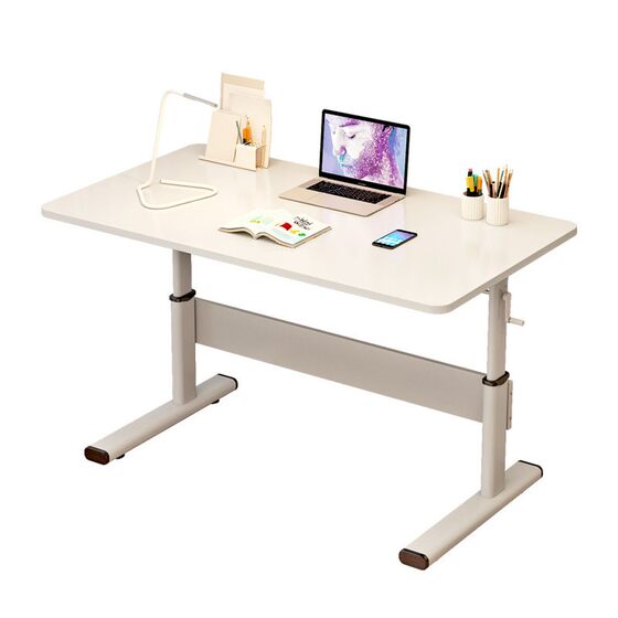 
Lift computer desk desktop student home learning children's writing desk simple desk double e-sports table