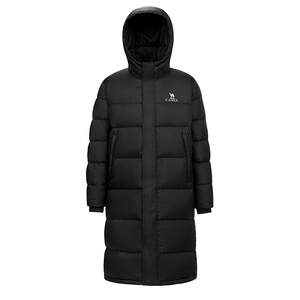 
Camel men's down jacket men's winter hooded thickened warm windproof and water repellent down jacket