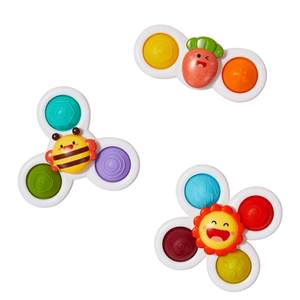 Kechao children's cartoon suction cup rotation toys spin the gyroscope baby can bite the baby 0 to 11 years old puzzle 6