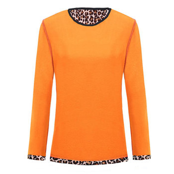 Elderly people's velvet autumn clothes and thickened bottoming shirts