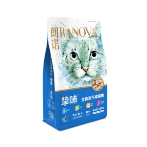 
Langnuo adult cat staple food chicken salmon rabbit meat quail full price staple food freeze-dried 150g*6 bags