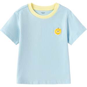 
Balabala children's clothing baby short-sleeved T-shirt boys and girls 2026 new summer clothes children's solid color casual tops